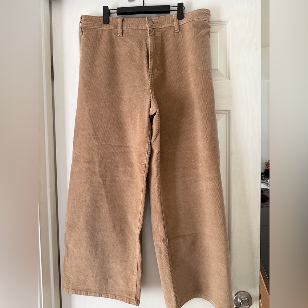 Universal Thread Men's Corduroy Wide-Leg Pants in Tan